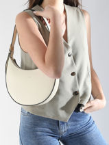 Sac Port paule Altair Cuir Etrier Beige altair EALA104M-vue-porte