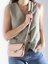 Sac Bandoulire Altair Cuir Etrier Rose altair EALA081S-vue-porte