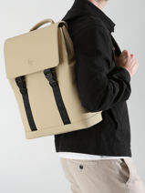 Sac  Dos Business Impulsion 1 Compartiment + Pc 15" Etrier Beige impulsion EIMP8221-vue-porte