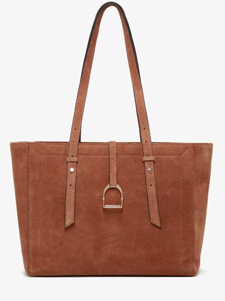 Shoulder Bag Altesse Suede Leather Etrier Brown altesse suede EASU088M