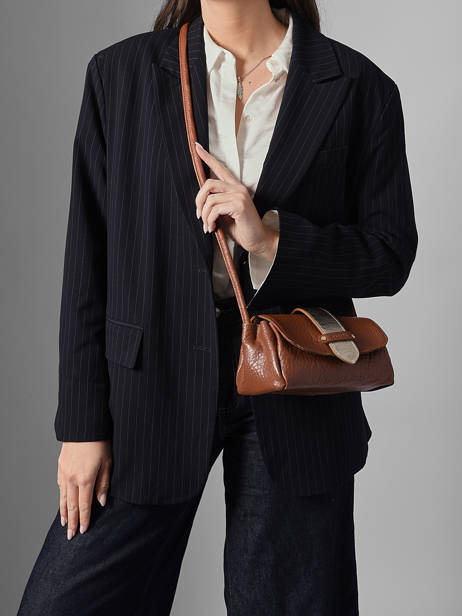 Shoulder Bag S Agnes Leather Etrier Brown agnes EAGC205S other view 2